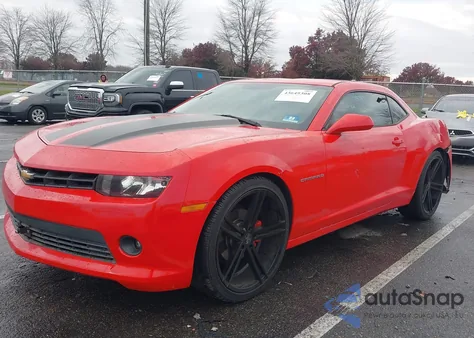 2015 Chevrolet Camaro 1Lt из США, поврежденный, VIN 2G1FD1E31F9286407